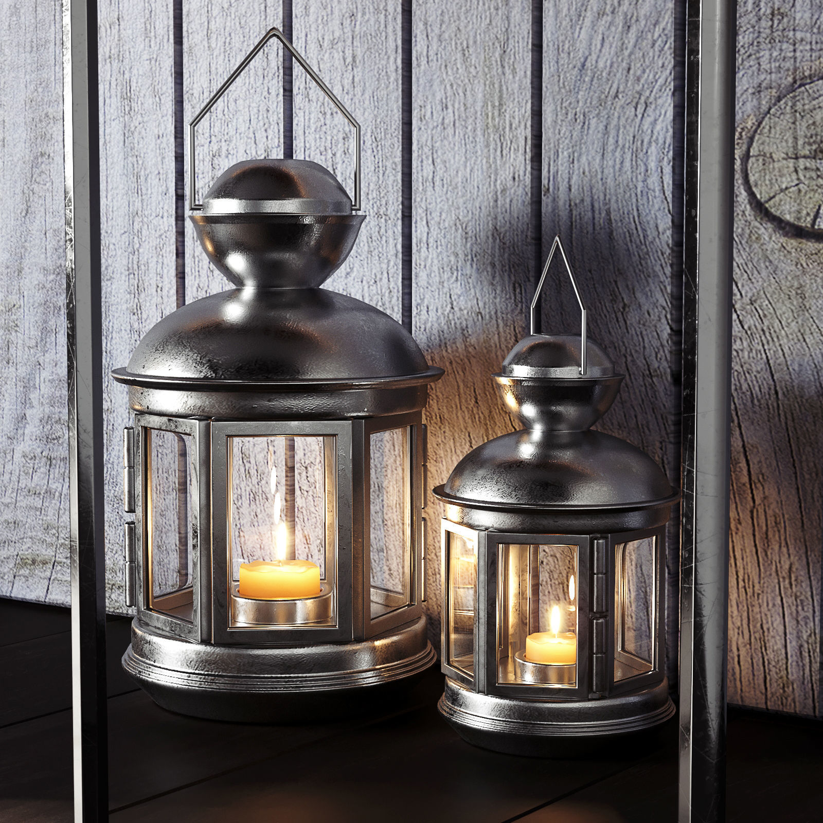 Christmas decor set 06 3D model_1