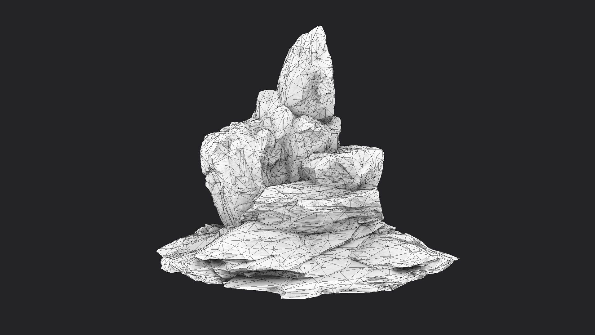 Rock 5-9 Low-poly 3D model_7