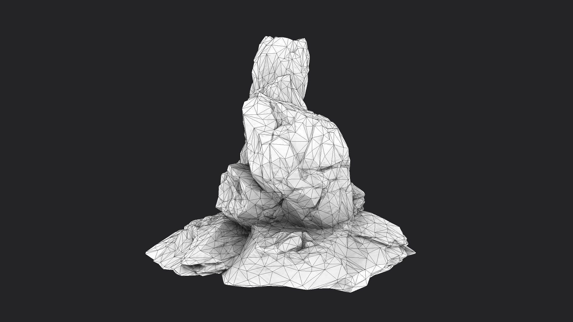 Rock 5-9 Low-poly 3D model_6