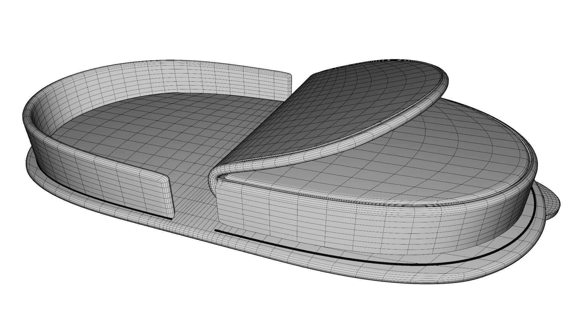 Coin purse - rigged 3D model_12