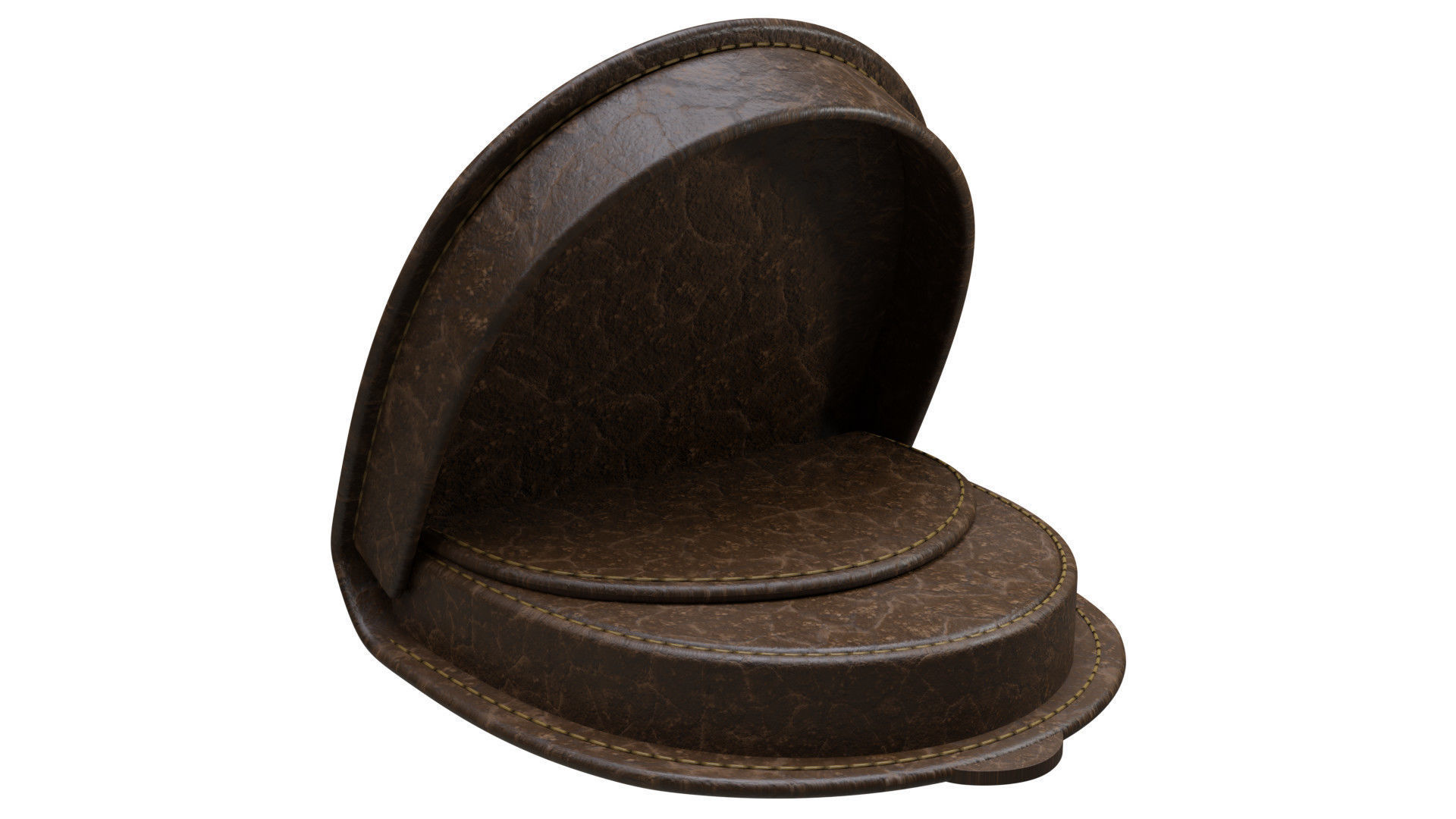 Coin purse - rigged 3D model_1