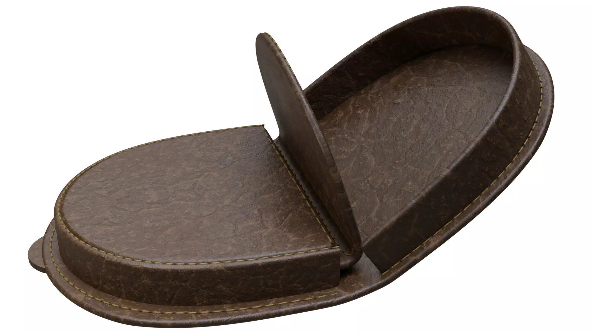 Coin purse - rigged 3D model_0