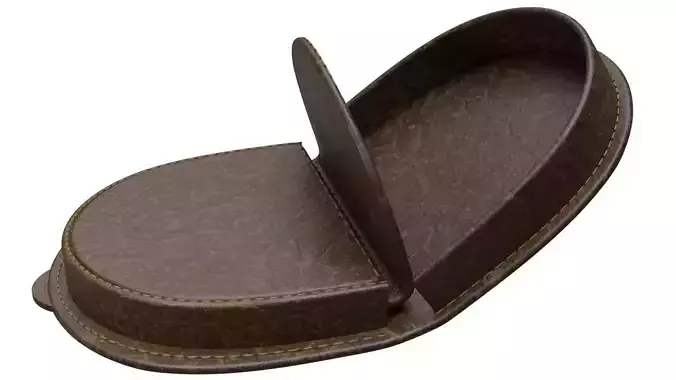 Coin purse - rigged 3D model