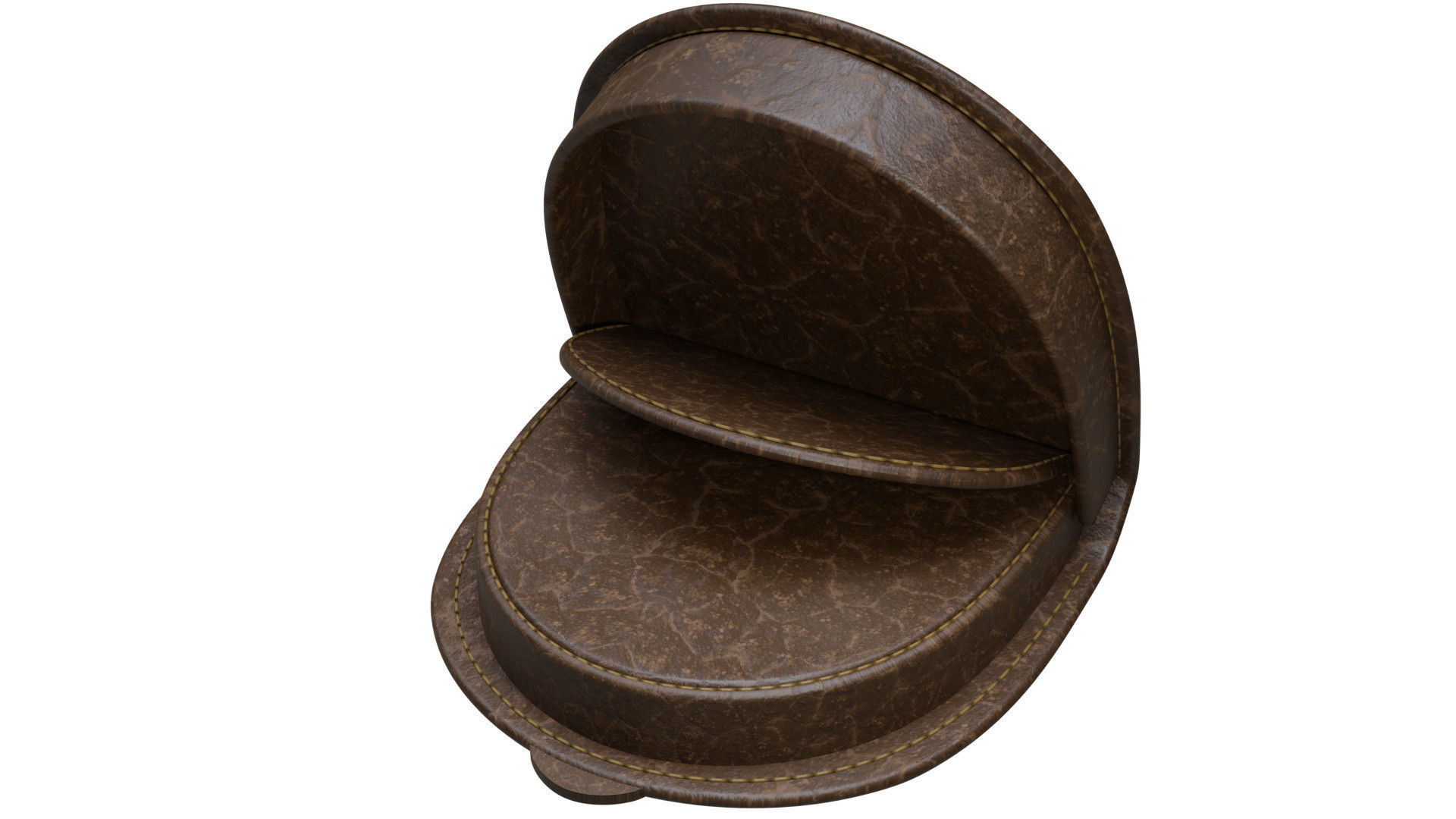 Coin purse - rigged 3D model_3