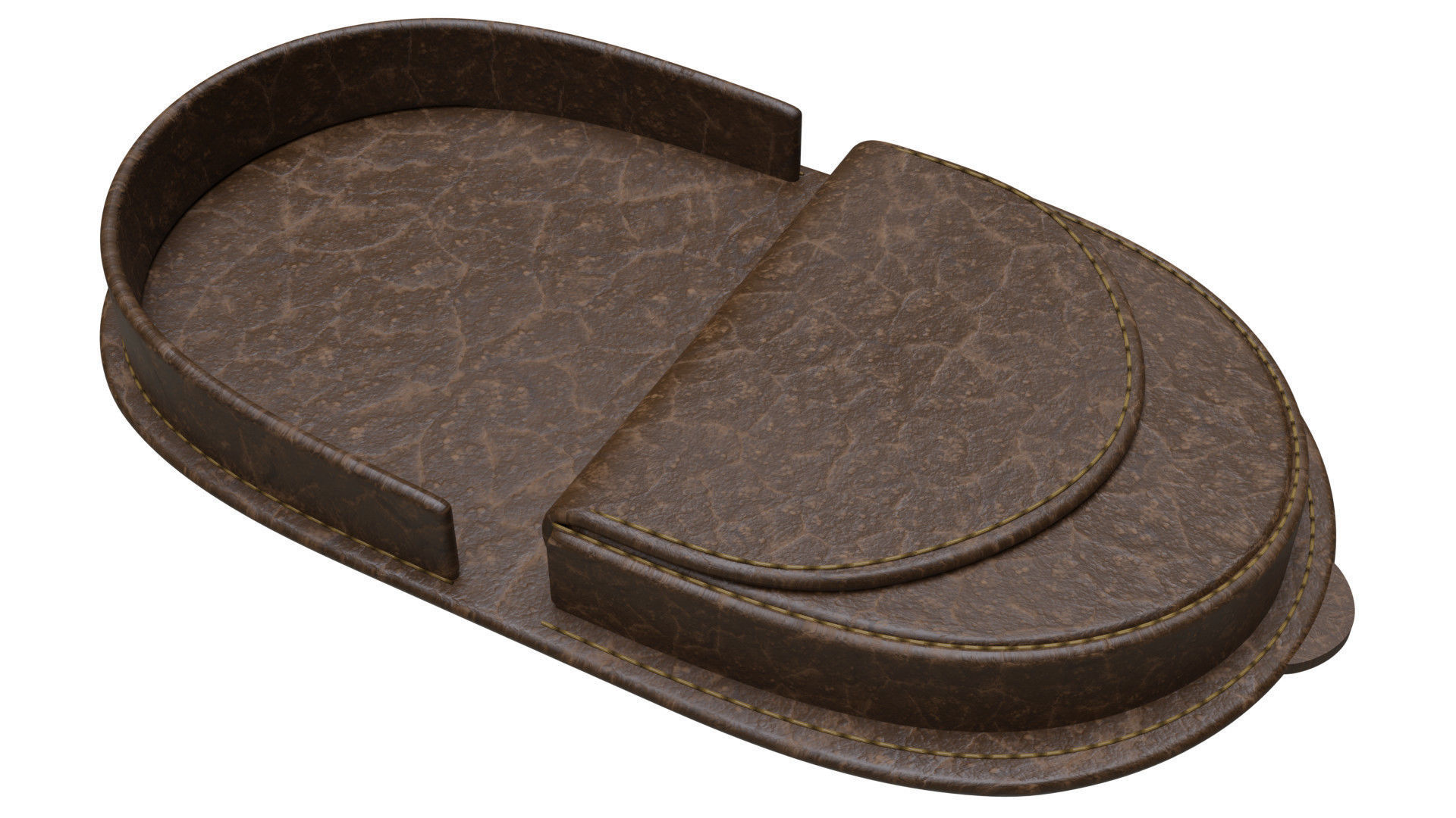 Coin purse - rigged 3D model_2