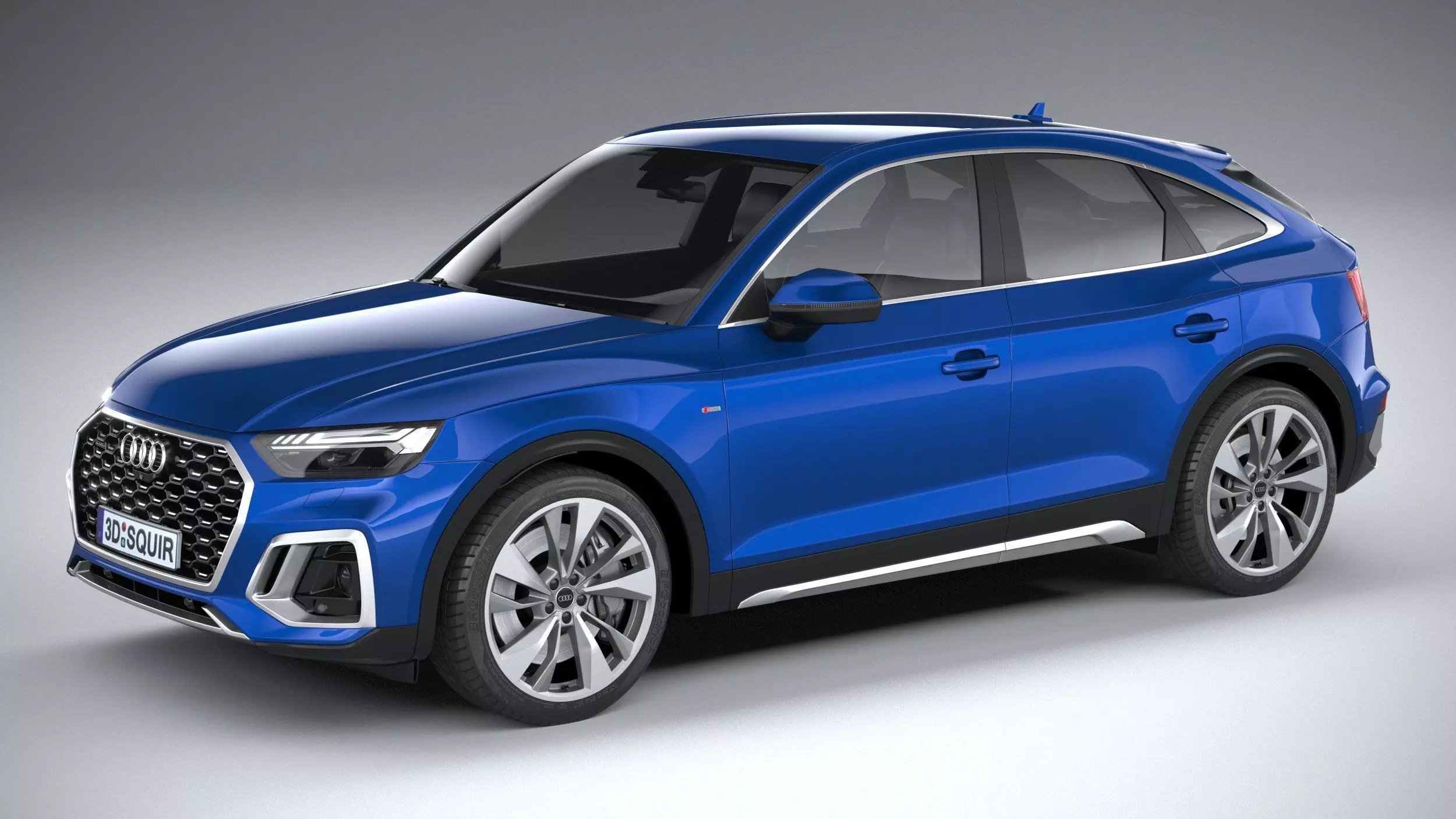 Audi Q5 Sportback S-line 2021 3D model