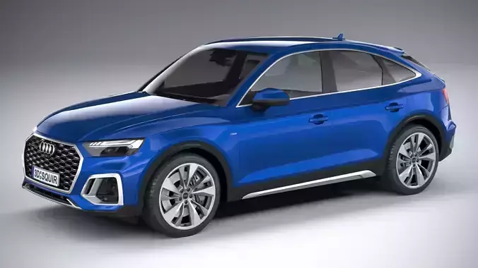Audi Q5 Sportback S-line 2021 3D model