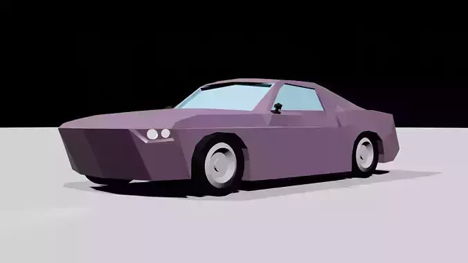 Low Poly Muscle Car