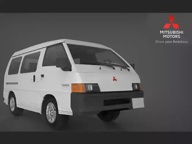 MITSUBISHI L300  HQ GAME MODEL  Low-poly 3D model