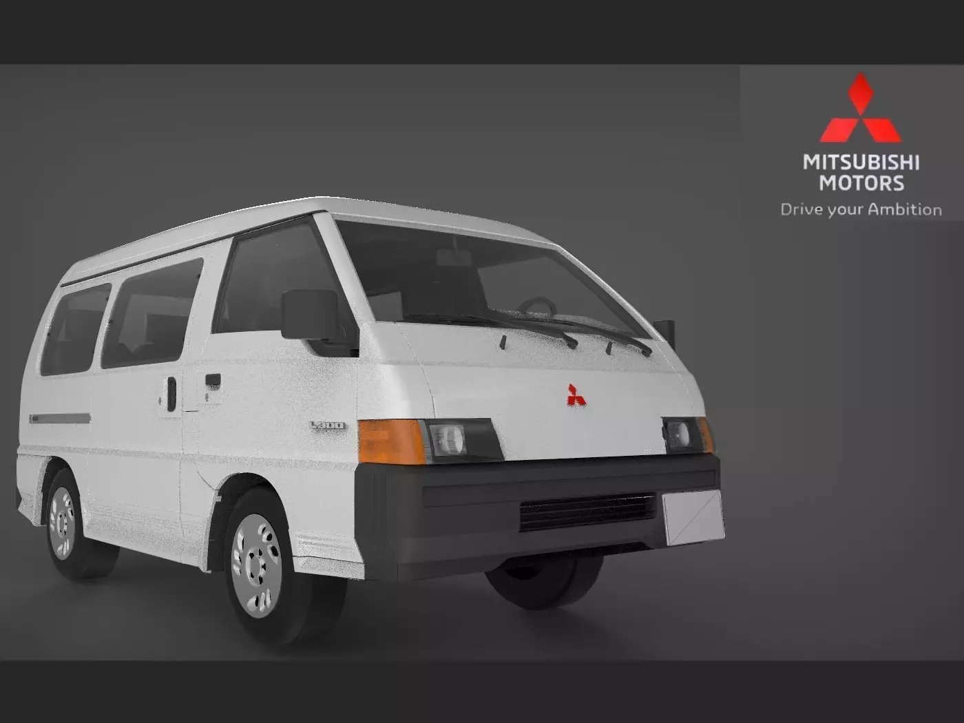 MITSUBISHI L300  HQ GAME MODEL  Low-poly 3D model_0