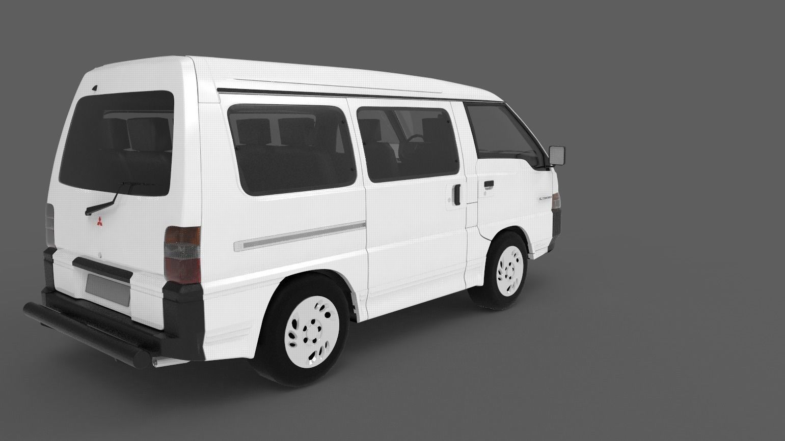 MITSUBISHI L300  HQ GAME MODEL  Low-poly 3D model_10