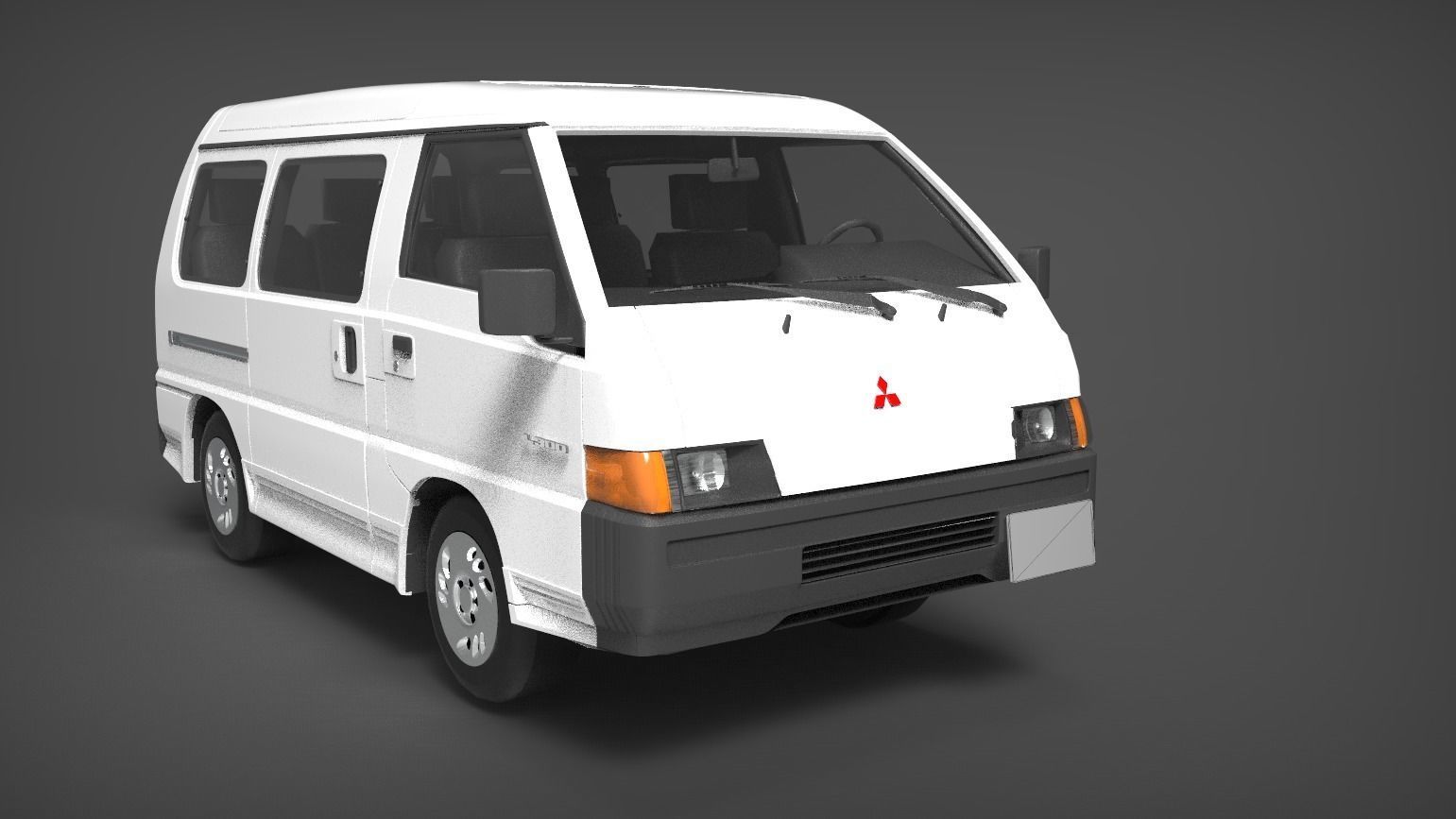 MITSUBISHI L300  HQ GAME MODEL  Low-poly 3D model_5