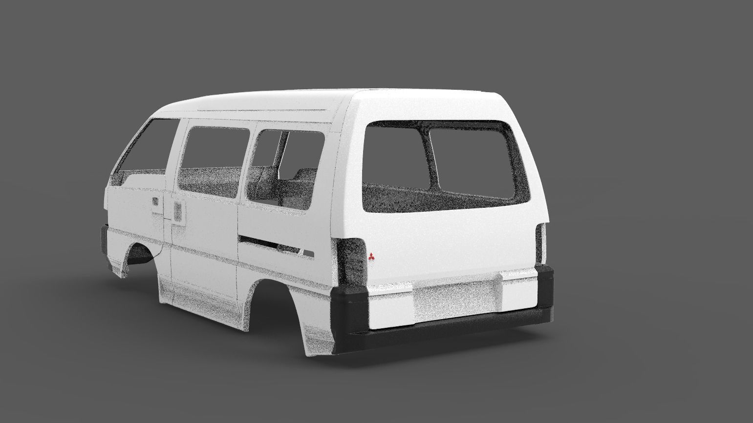MITSUBISHI L300  HQ GAME MODEL  Low-poly 3D model_7