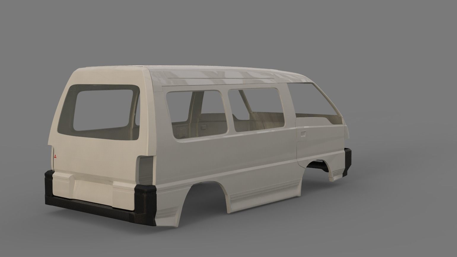 MITSUBISHI L300  HQ GAME MODEL  Low-poly 3D model_9