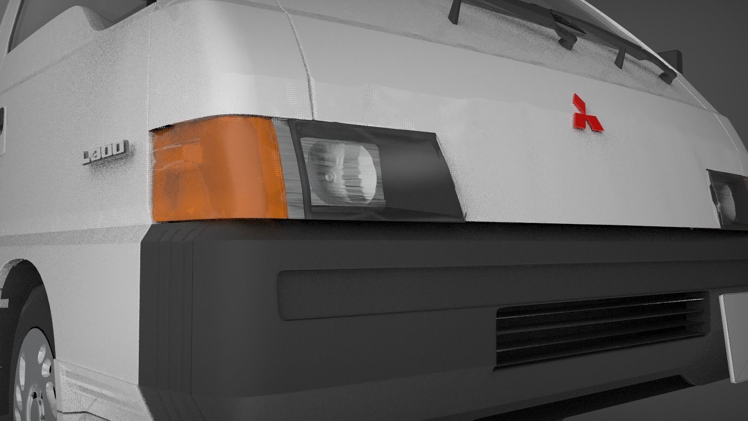 MITSUBISHI L300  HQ GAME MODEL  Low-poly 3D model_2