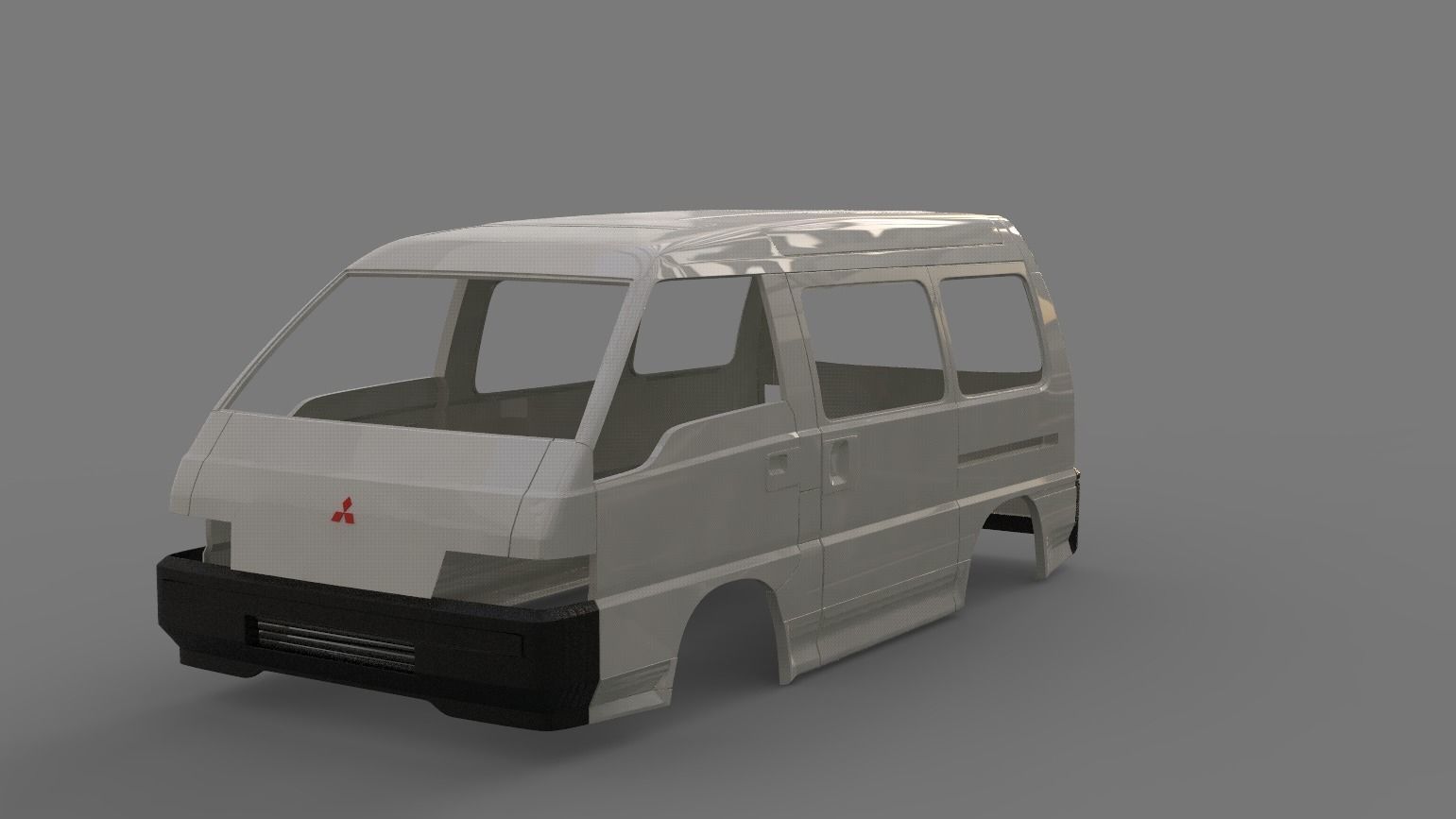 MITSUBISHI L300  HQ GAME MODEL  Low-poly 3D model_11