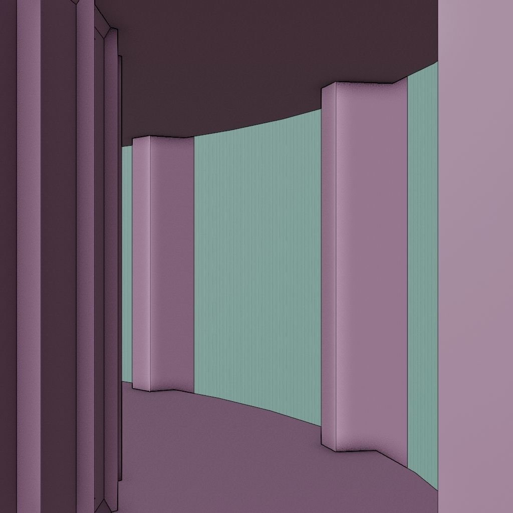 SKYSCRAPER CITY BUILDING 02 Low-poly 3D model_11