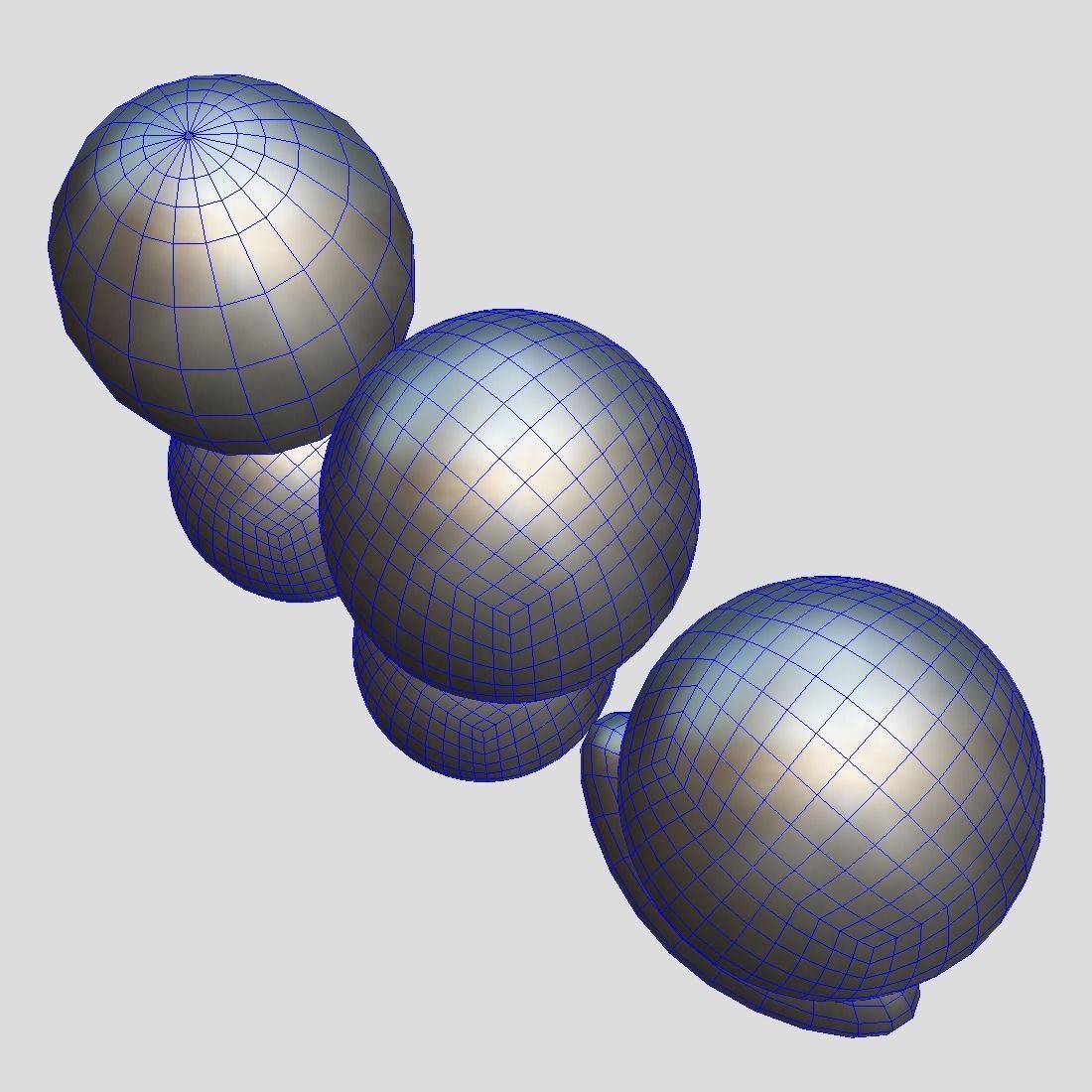 Balloon Pack Low-poly 3D model_7