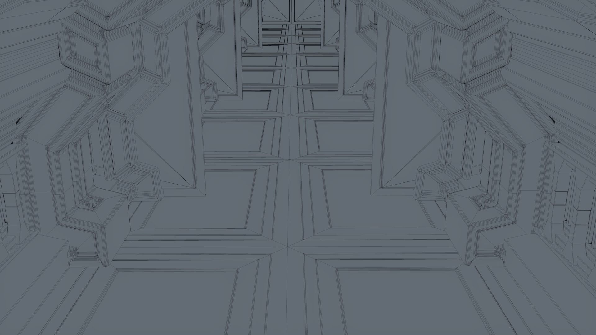 Sci Fi Corridor 3D model_7