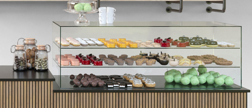 Restaurant - coffee shop 2 3D model_4