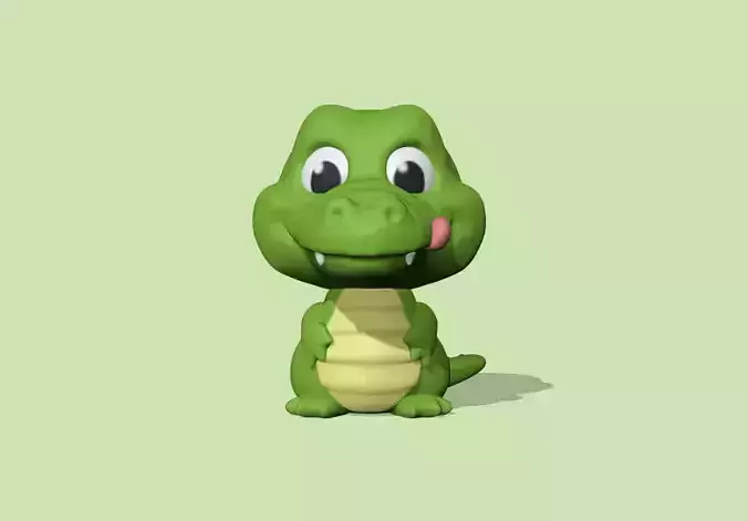 A cute Alligator to decorate and play