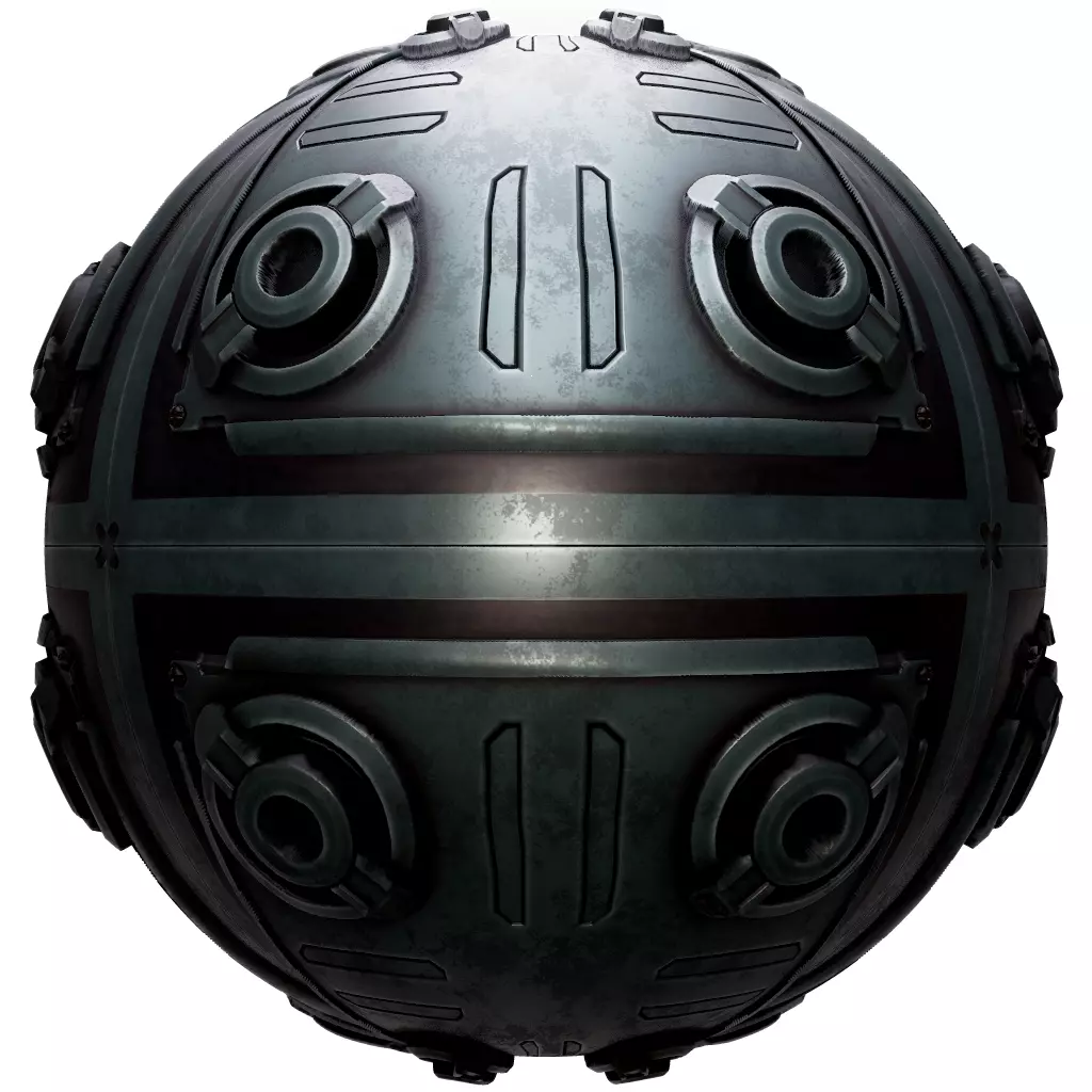 PBR Seamless Sci-Fi Texture 01 FREE SAMPLE Free low-poly 3D model_0