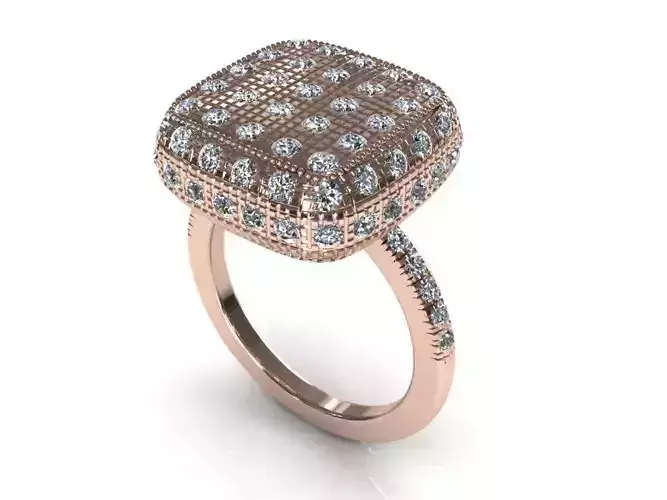 C3D Diamond Ring 002 3D print model