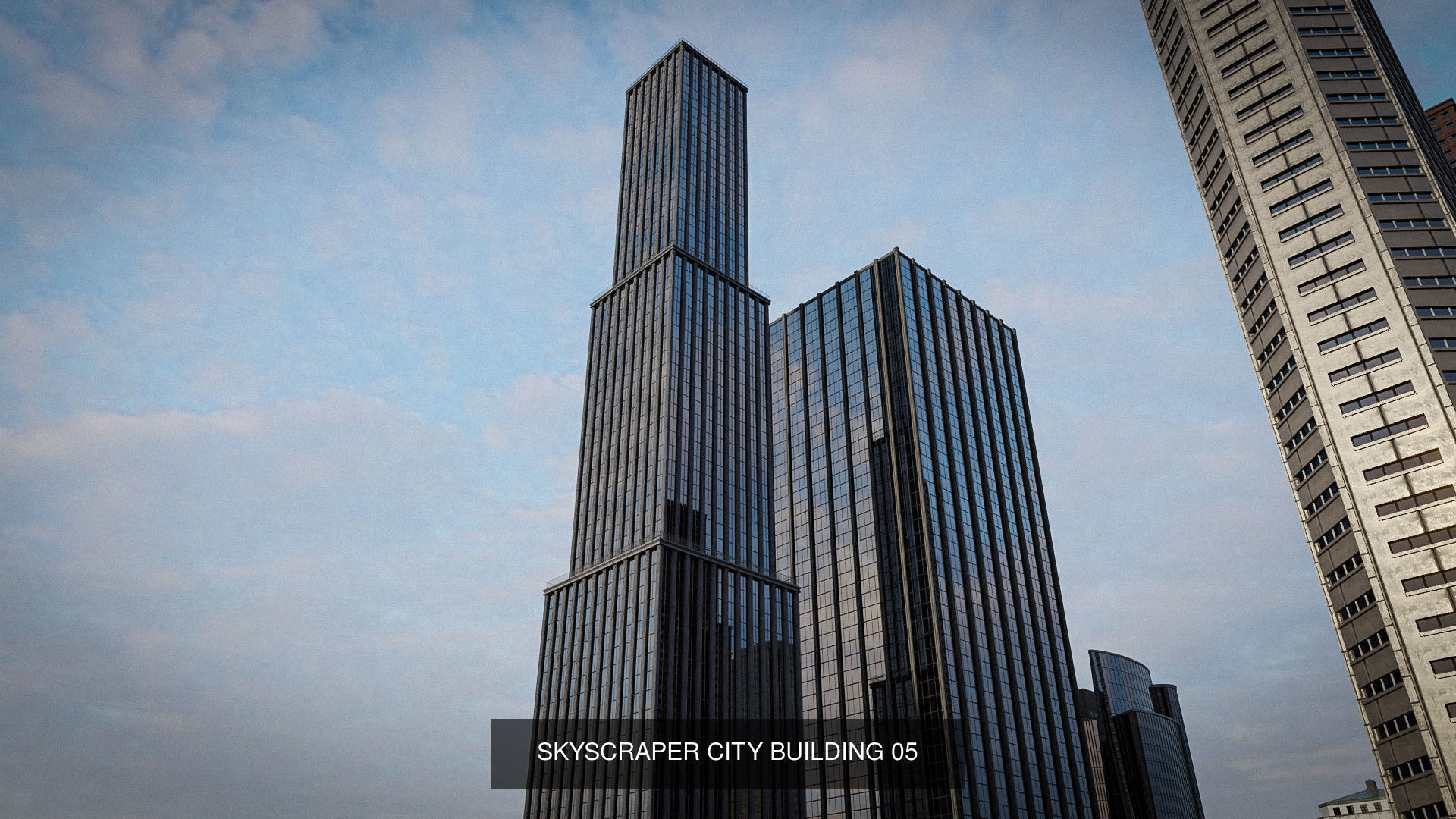 SKYSCRAPER CITY BUILDING PACK 3D Model Collection_6