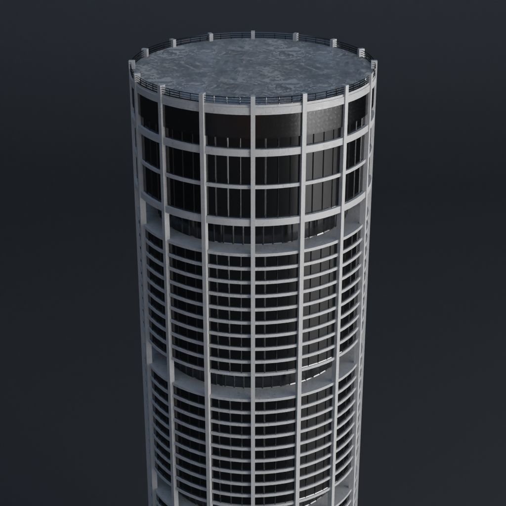 SKYSCRAPER CITY BUILDING PACK 3D Model Collection_71