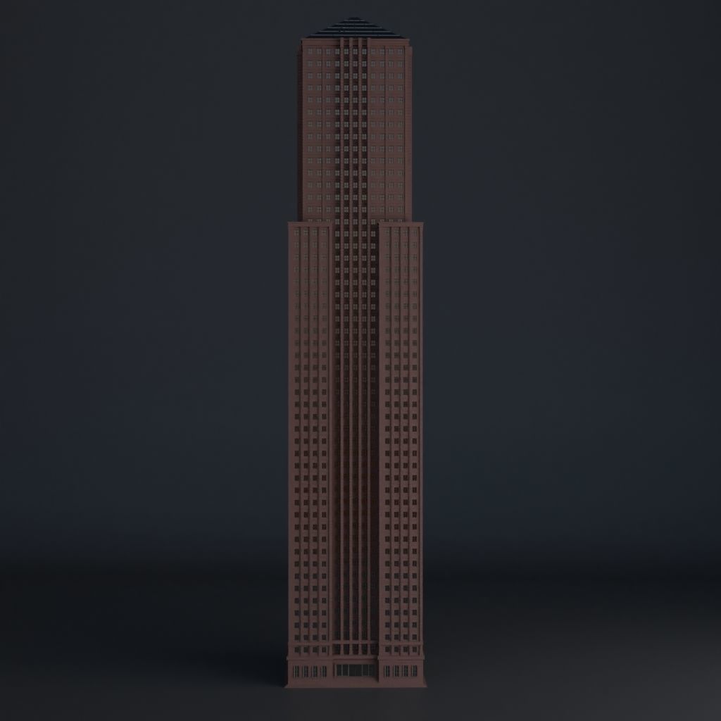 SKYSCRAPER CITY BUILDING PACK 3D Model Collection_39