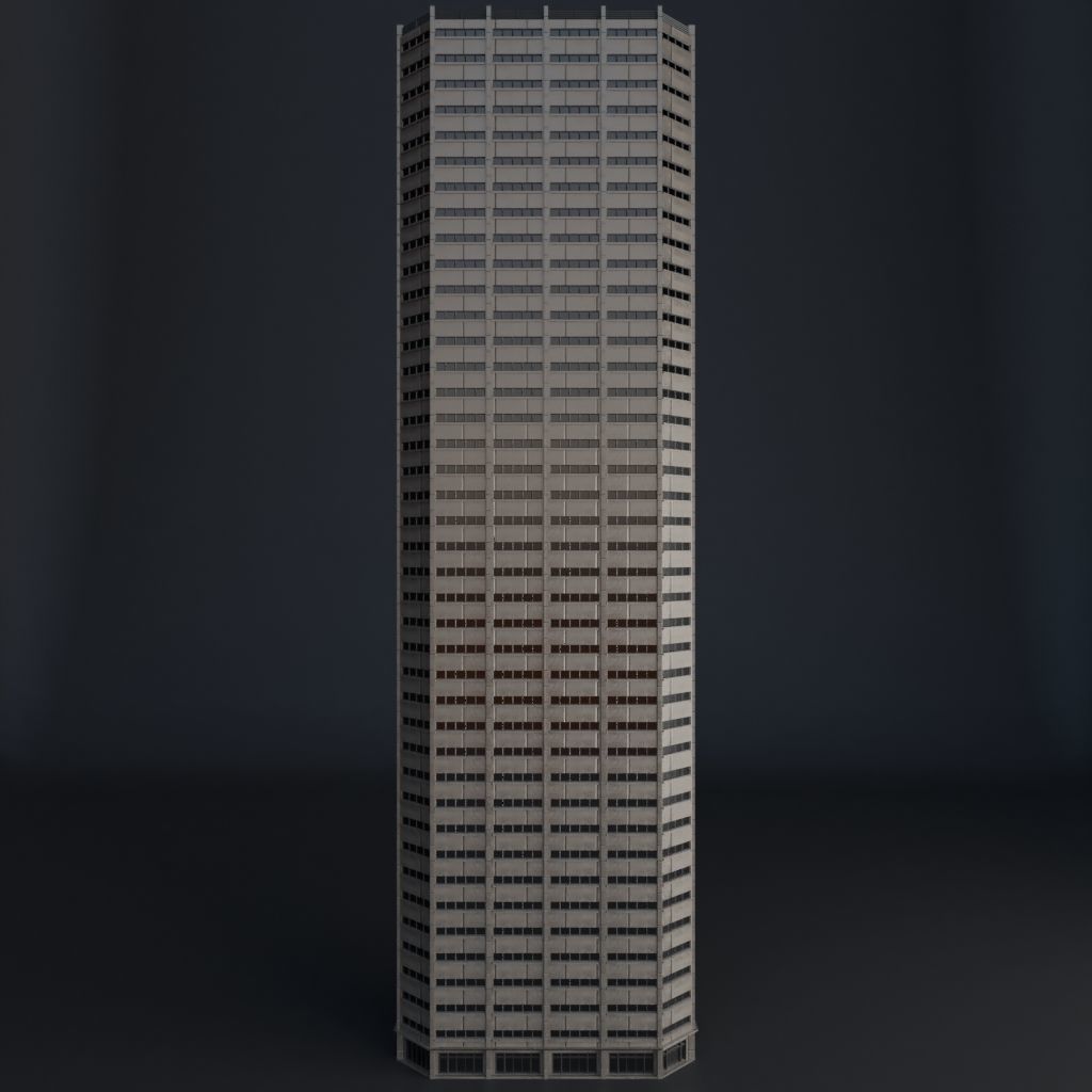 SKYSCRAPER CITY BUILDING PACK 3D Model Collection_64