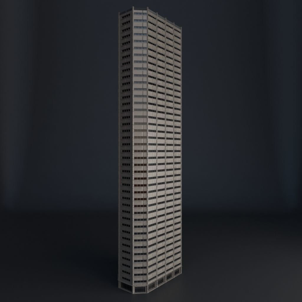 SKYSCRAPER CITY BUILDING PACK 3D Model Collection_61