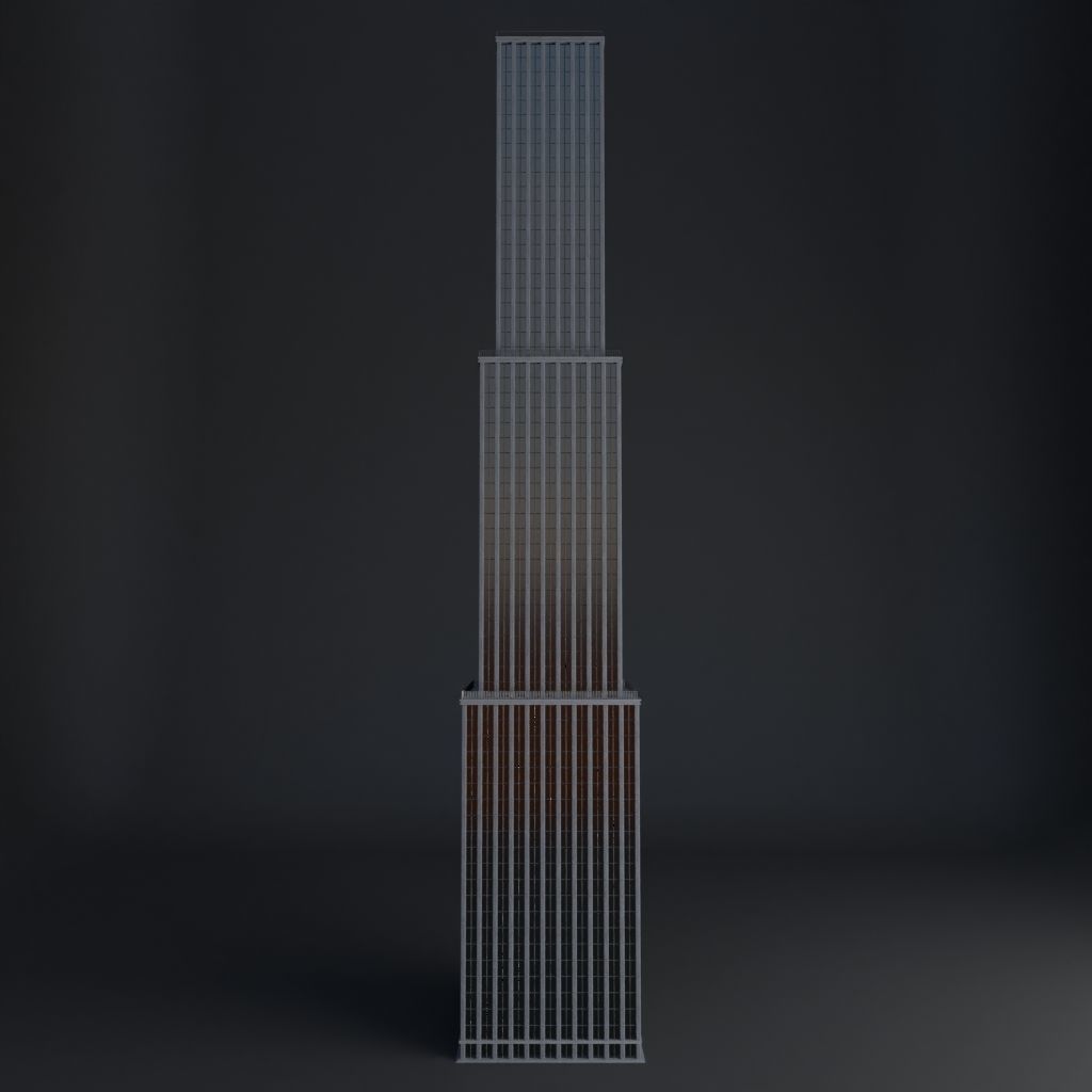 SKYSCRAPER CITY BUILDING PACK 3D Model Collection_36