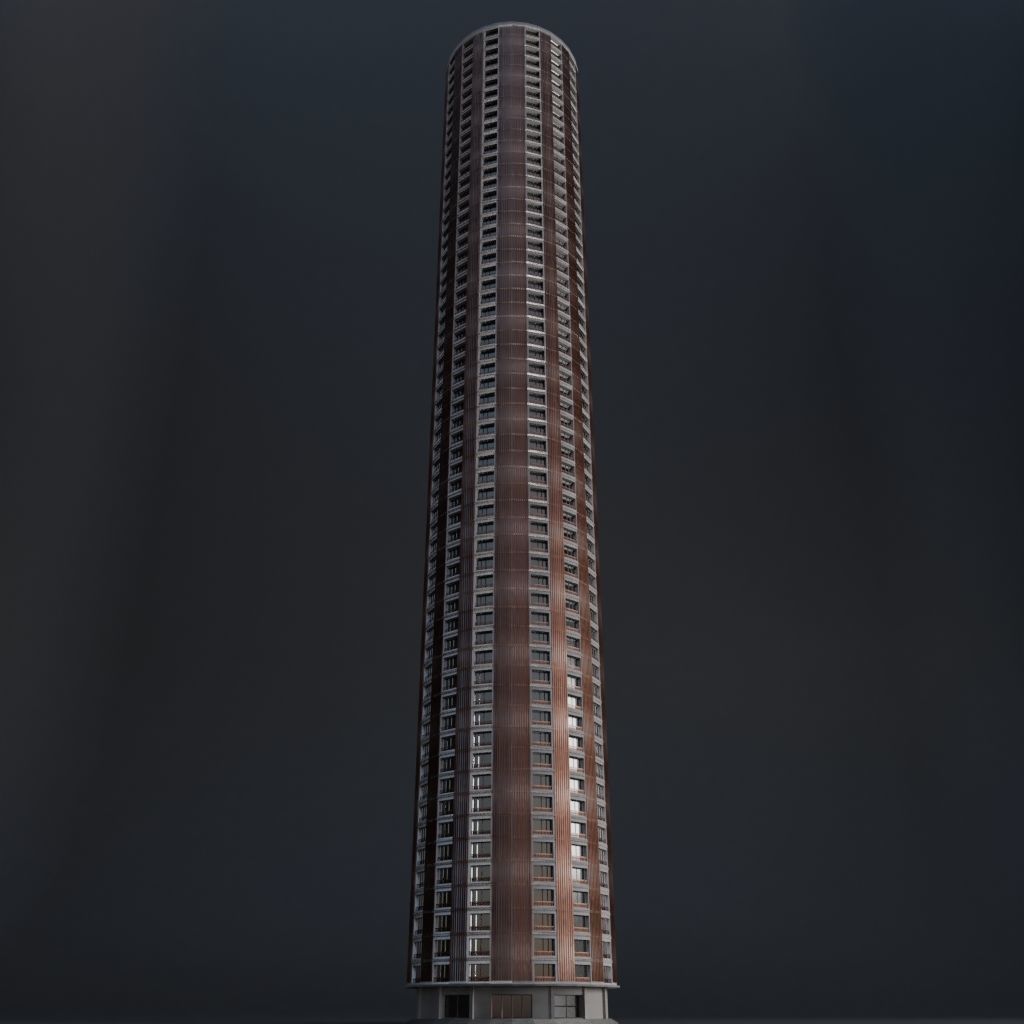 SKYSCRAPER CITY BUILDING PACK 3D Model Collection_57