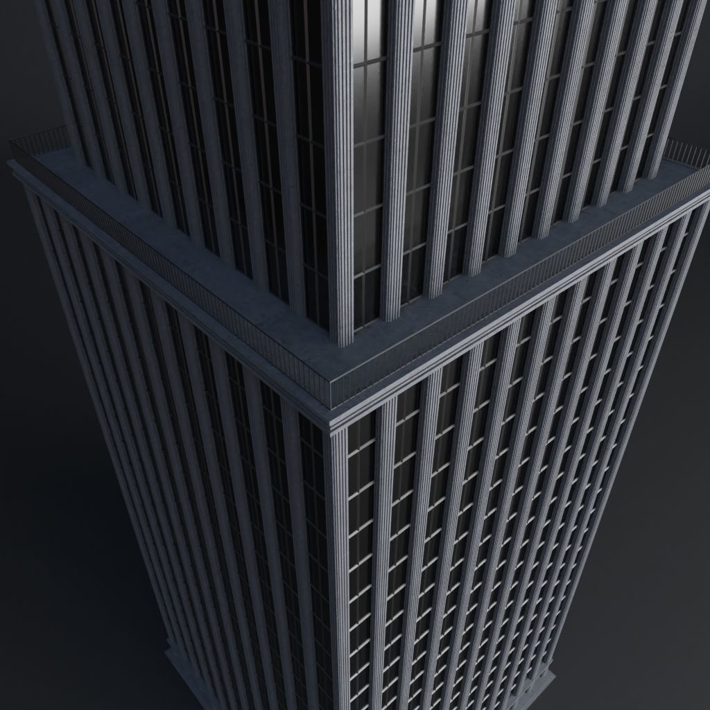 SKYSCRAPER CITY BUILDING PACK 3D Model Collection_95