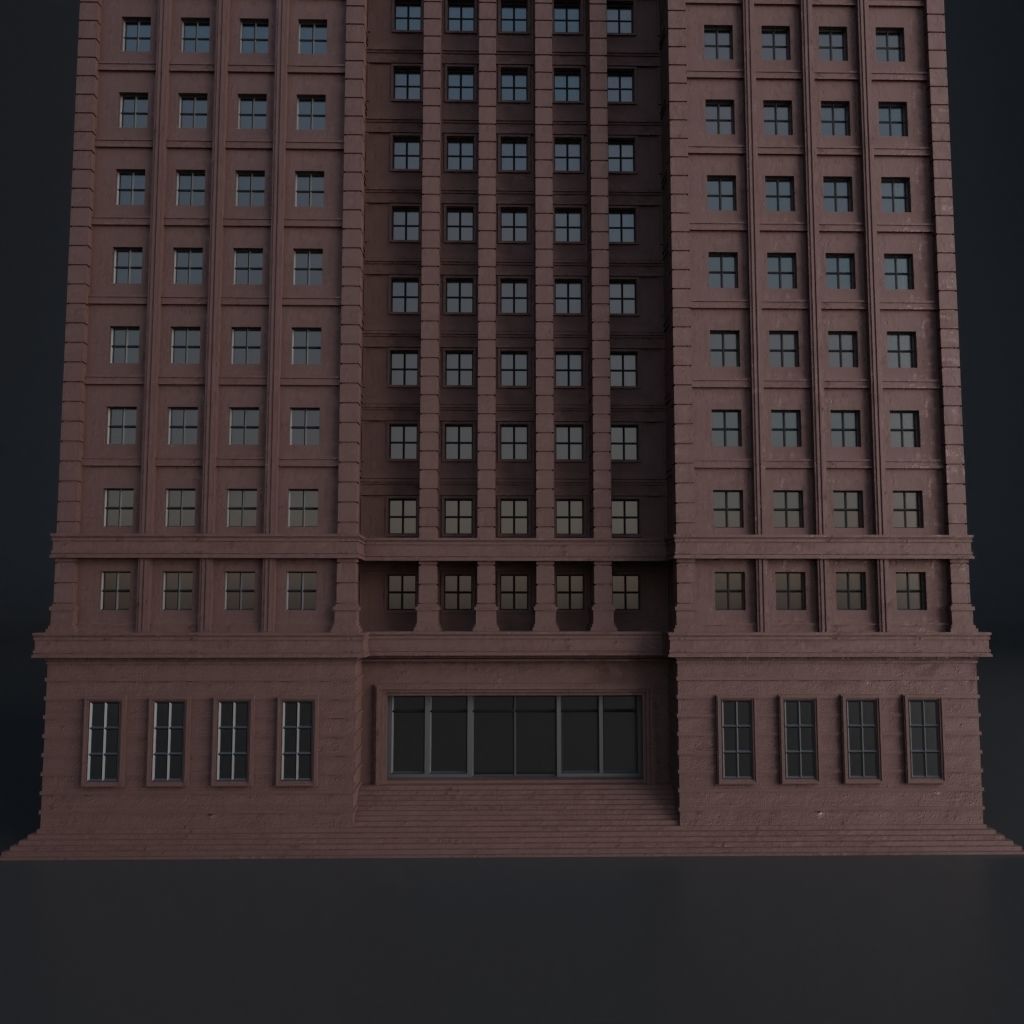 SKYSCRAPER CITY BUILDING PACK 3D Model Collection_89