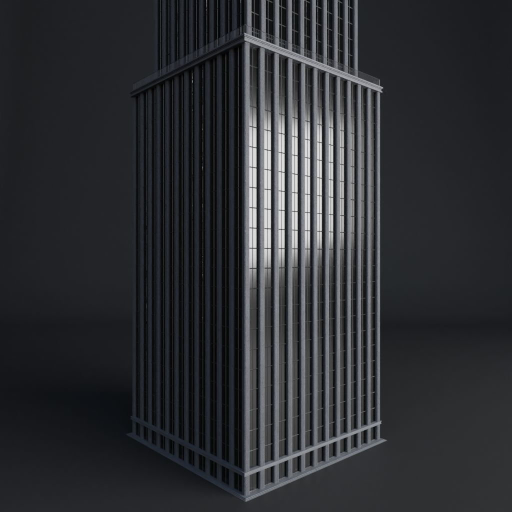 SKYSCRAPER CITY BUILDING PACK 3D Model Collection_83