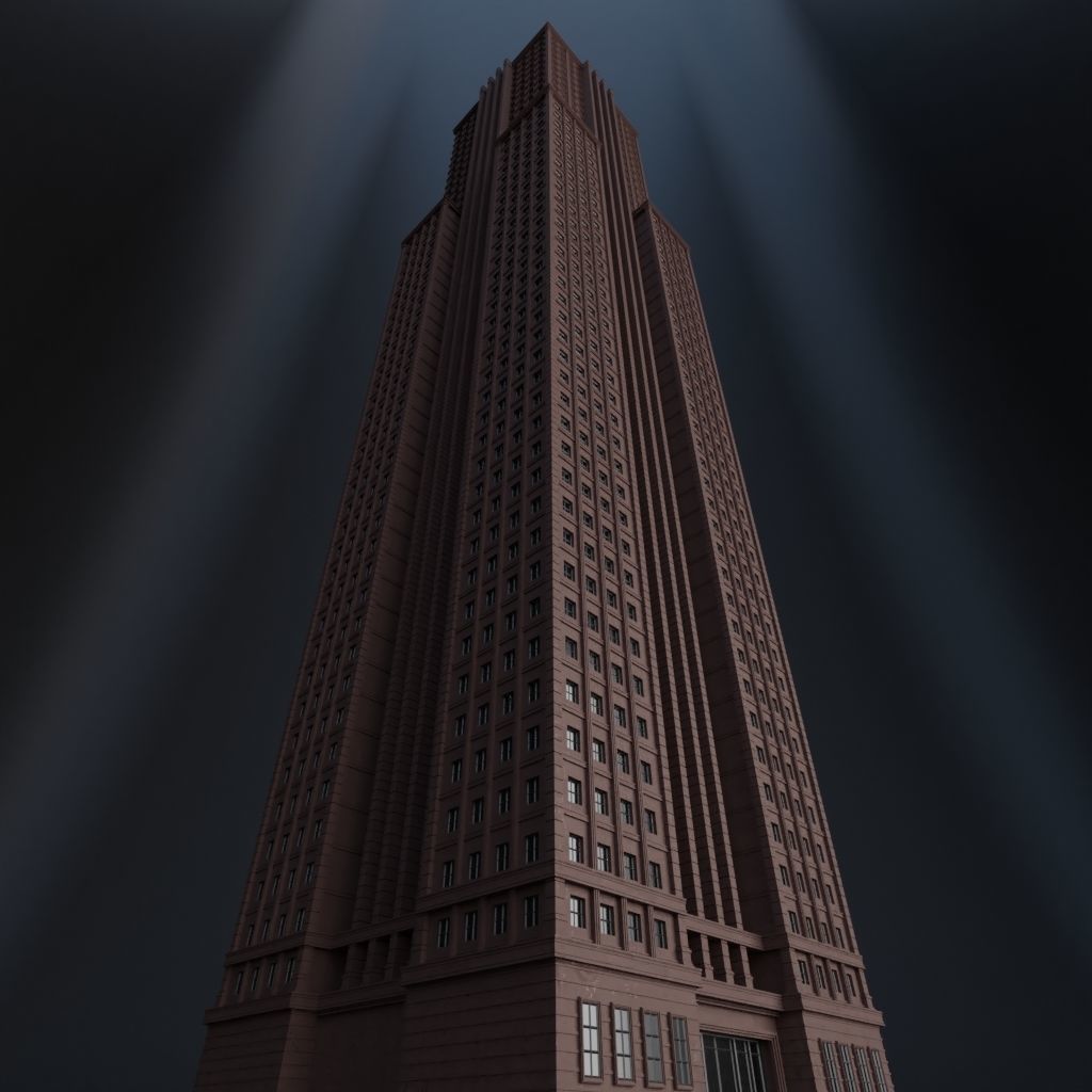 SKYSCRAPER CITY BUILDING PACK 3D Model Collection_70