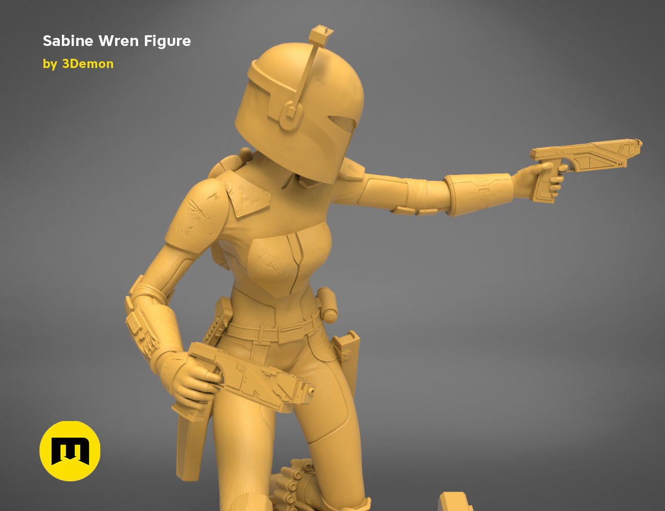 Sabine Wren Figure 3D print model_40