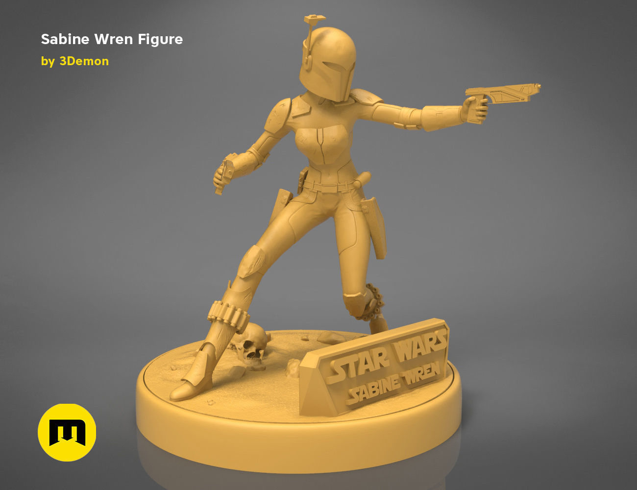 Sabine Wren Figure 3D print model_32