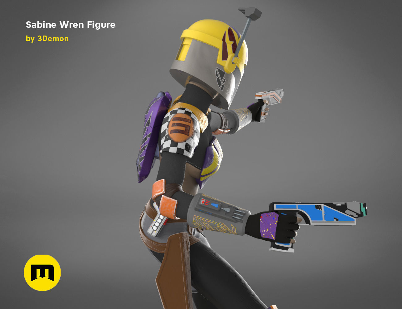 Sabine Wren Figure 3D print model_12