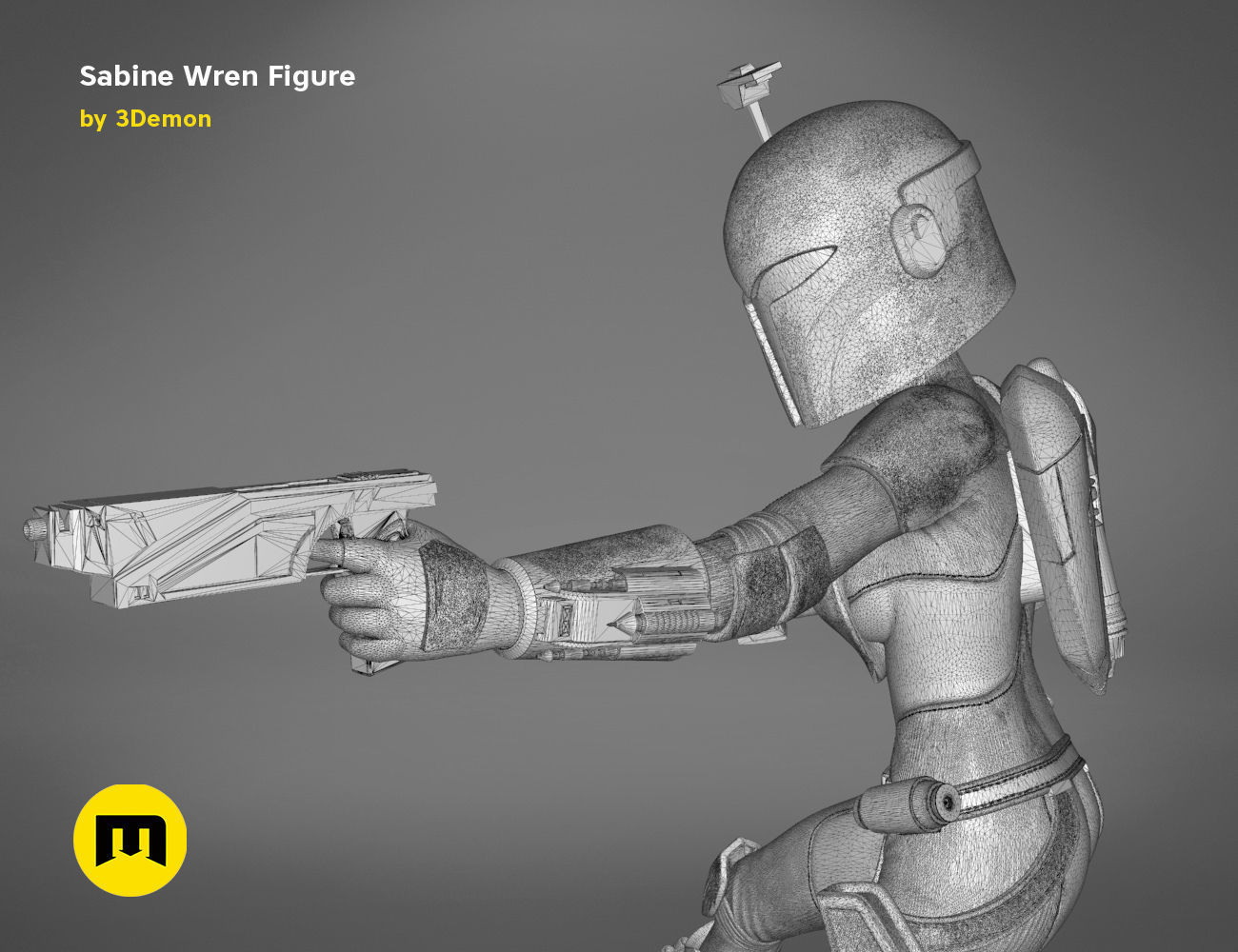 Sabine Wren Figure 3D print model_44