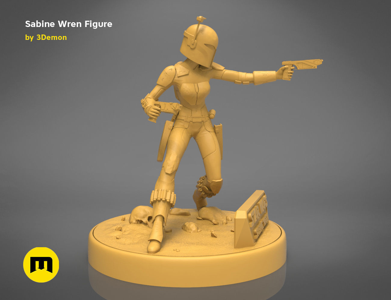 Sabine Wren Figure 3D print model_31