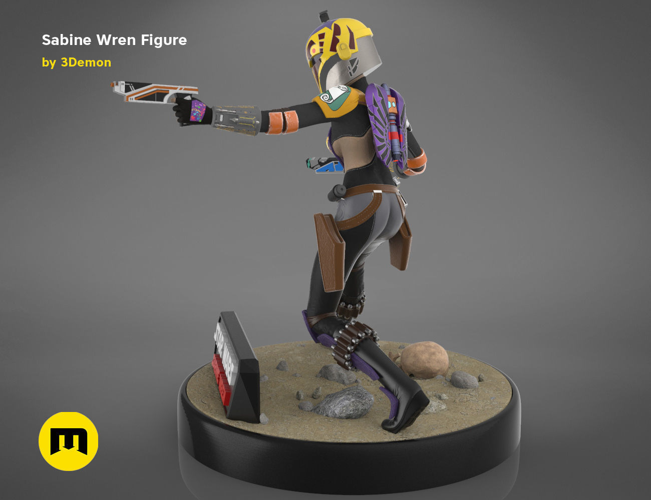 Sabine Wren Figure 3D print model_9