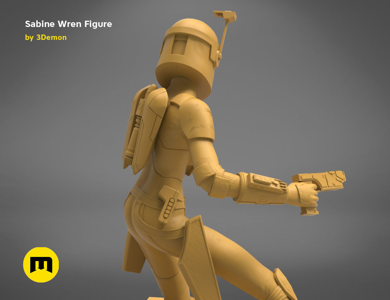 Sabine Wren Figure 3D print model_36
