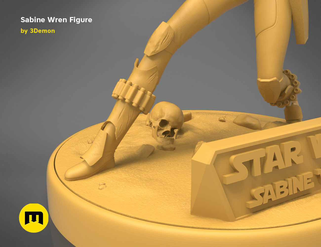 Sabine Wren Figure 3D print model_37