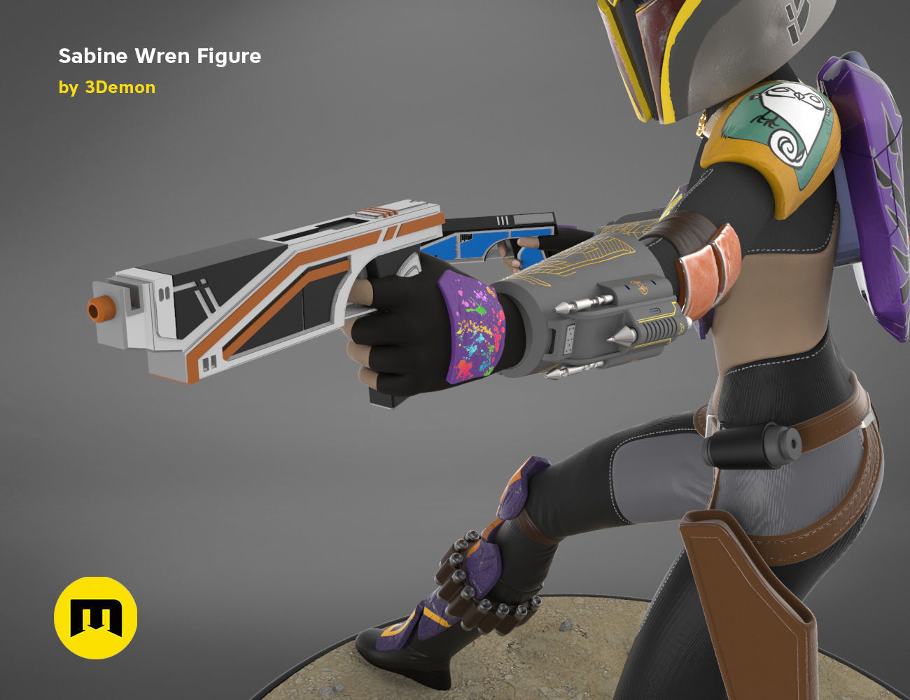 Sabine Wren Figure 3D print model_18