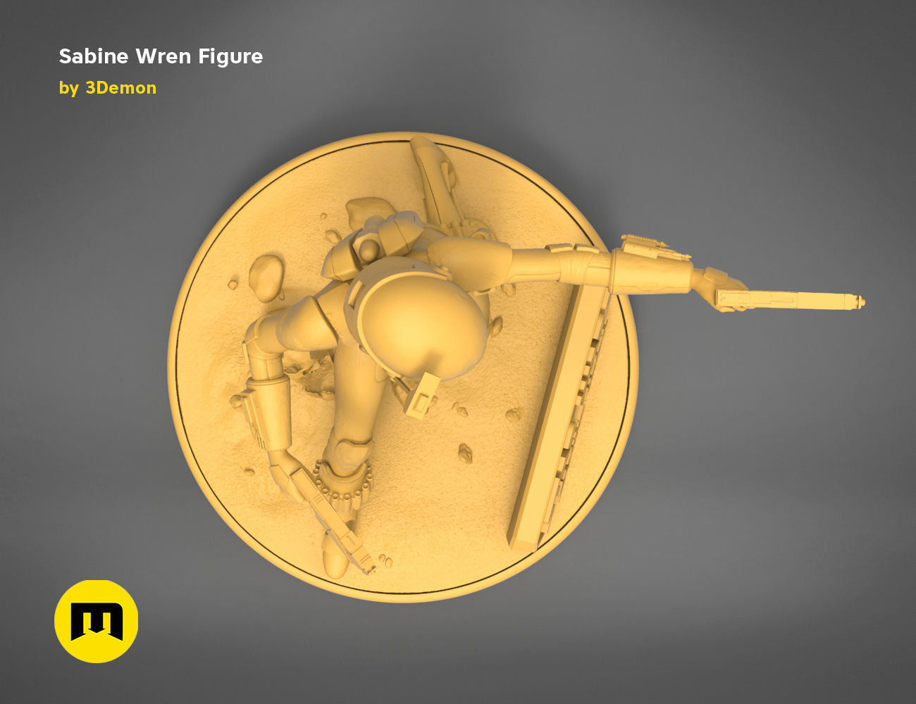 Sabine Wren Figure 3D print model_38