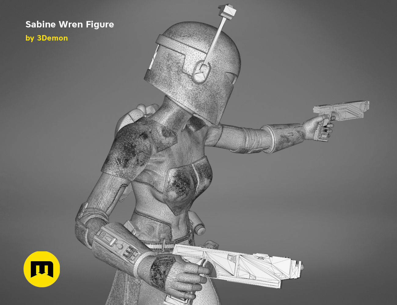 Sabine Wren Figure 3D print model_43