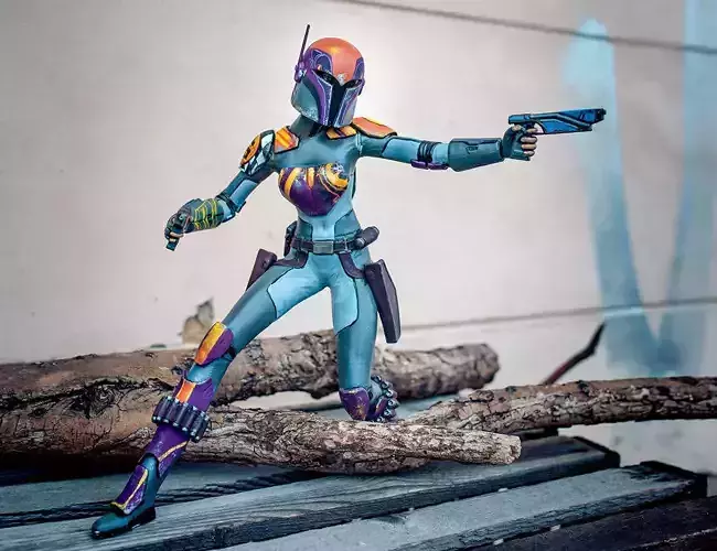 Sabine Wren Figure 3D print model